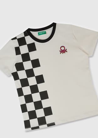 17025 Erkek Çocuk Beyaz Kısa Kol T-shirt - 2