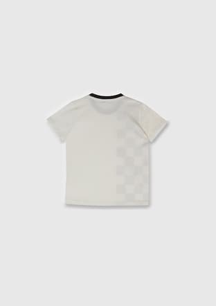 17025 Erkek Çocuk Beyaz Kısa Kol T-shirt - 3