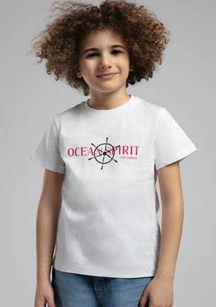 252 Lcb 242007 Erkek Çocuk Beyaz O Yaka T-shirt - 2