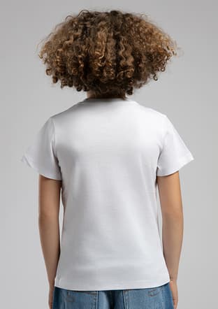 252 Lcb 242007 Erkek Çocuk Beyaz O Yaka T-shirt - 3