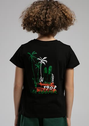 252 Lcb 242008 Erkek Çocuk Siyah Baskılı T-shirt - 3