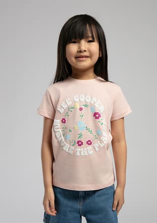 252 Lcg 242001 Kız Çocuk Pembe Baskılı T-shirt - 2