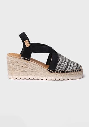"Terra-Cl
Negre" Kadın Siyah Espadril - 1