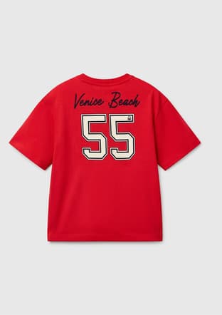 3I1Xc10O4-25Y Erkek Çocuk Kırmızı Baskılı T-shirt - 2