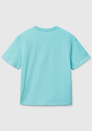 3I1Xc10O4-25Y Erkek Çocuk Mavi Baskılı T-shirt - 2