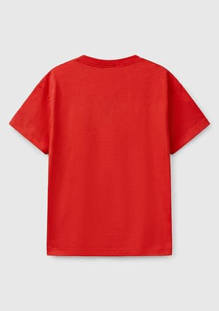 3I1Xc10N3-25Y Erkek Çocuk Kırmızı Baskılı T-shirt - 2