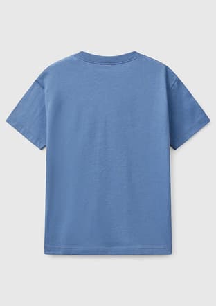 3I1Xc10N3-25Y Erkek Çocuk Mavi Baskılı T-shirt - 2