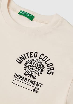 3I1Xc10N3-25Y Erkek Çocuk Beyaz Baskılı T-shirt - 3
