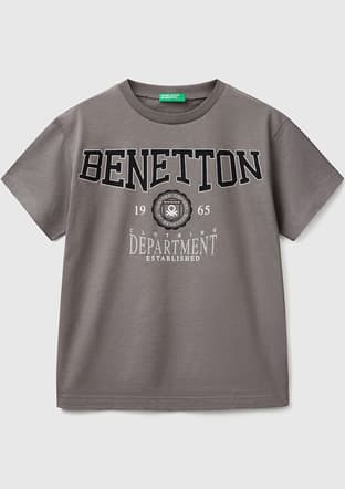 3I1Xc10N3-25Y Erkek Çocuk Gri Baskılı T-shirt - 1