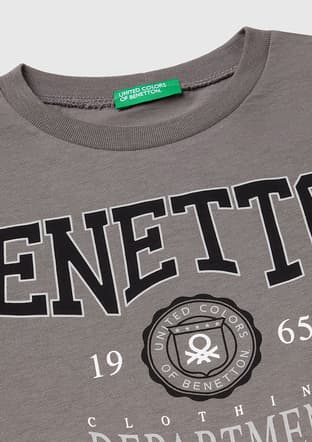 3I1Xc10N3-25Y Erkek Çocuk Gri Baskılı T-shirt - 3