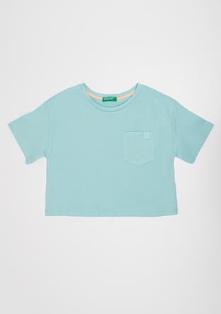 3I1Xc10N8-25Y Kız Çocuk Yeşil Baskılı T-shirt - 1