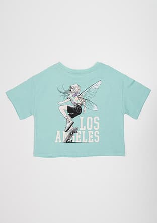 3I1Xc10N8-25Y Kız Çocuk Yeşil Baskılı T-shirt - 2