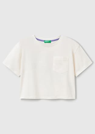 3I1Xc10N8-25Y Kız Çocuk Beyaz Baskılı T-shirt - 1
