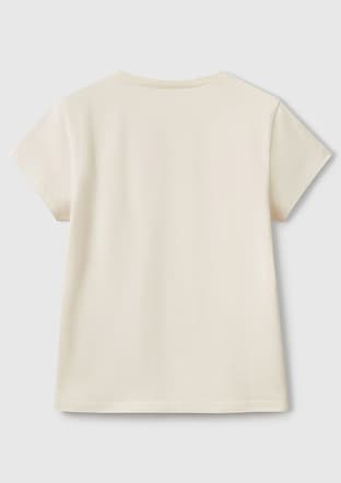 3I1Xc10Mz-25Y Kız Çocuk Bej Baskılı T-shirt - 2