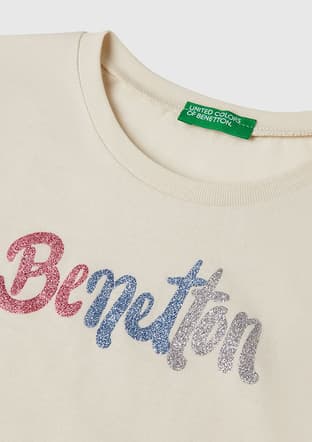3I1Xc10Mz-25Y Kız Çocuk Bej Baskılı T-shirt - 3