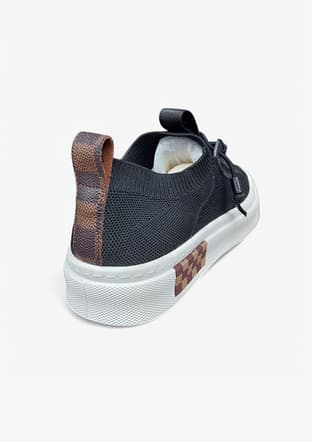 25Y501-4 Sy Erkek Siyah Casual Ayakkabı - 2