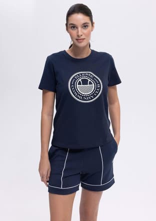 Ef444 Kadın Çok Renkli Baskılı T-shirt - 1