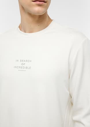 B34S12006 Erkek Beyaz Sweatshirt - 3