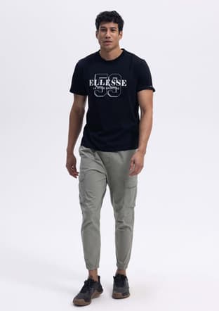 Em455 Erkek Siyah Baskılı T-shirt - 2