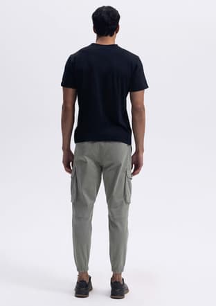 Em455 Erkek Siyah Baskılı T-shirt - 3