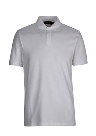 B34S10003 Erkek Beyaz Polo Yaka T-shirt - 1