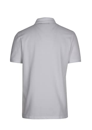 B34S10003 Erkek Beyaz Polo Yaka T-shirt - 2