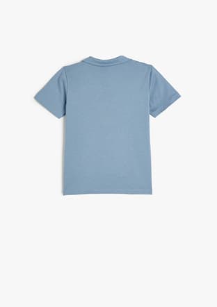 5Smb10077Tk Erkek Bebek Mavi Polo Yaka T-shirt - 2