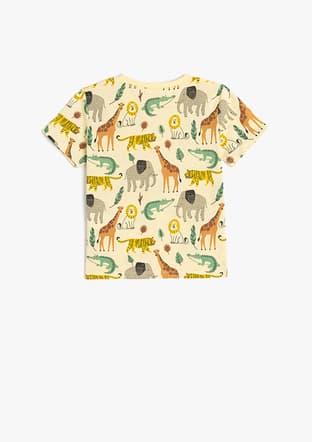 5Smb10011Tk Erkek Bebek Sarı Baskılı T-shirt - 2
