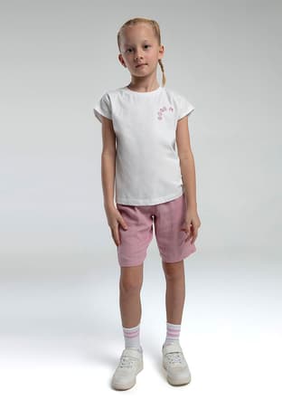 Rp3626-2 Kız Çocuk Beyaz Pijama - 1