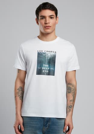 252 Lcm 242047 Erkek Beyaz O Yaka T-shirt - 2