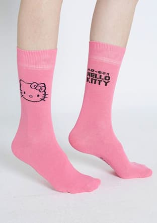 Roz-88/3 Kız Çocuk Pembe Soket Çorap - 2