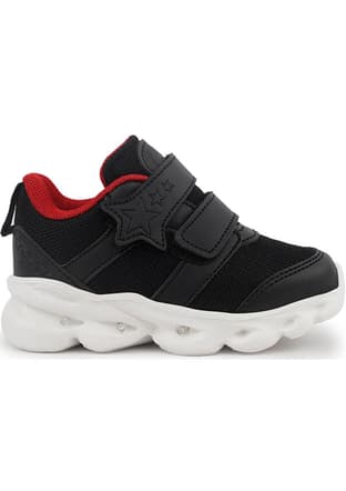 Cayt Bebe Unisex Çocuk Siyah Sneaker - 1