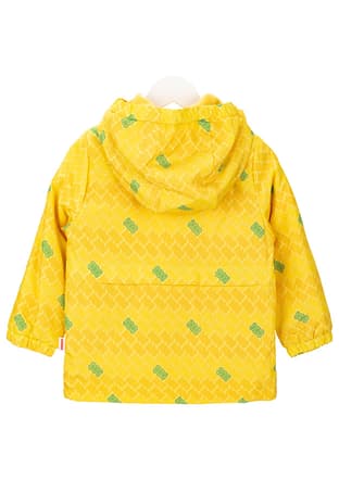 Out02F Unisex Çocuk Sarı Mont - 2