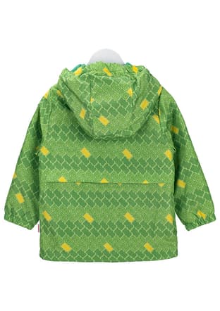 Out02F Unisex Çocuk Yeşil Mont - 2