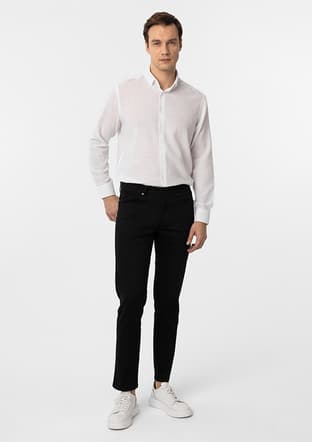 Pn2020500691 Erkek Siyah Pantolon - 1