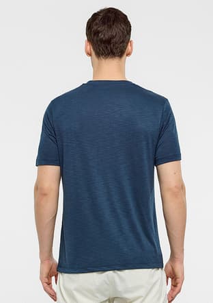 B34T10051 Erkek Lacivert Regular T-shirt - 2