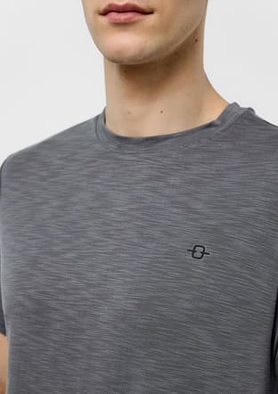 B34T10051 Erkek Gri Regular T-shirt - 3