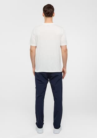 B34T10051 Erkek Beyaz Regular T-shirt - 2