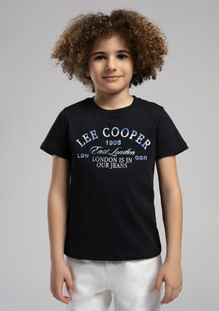 252 Lcb 242006 Erkek Çocuk Lacivert Baskılı T-shirt - 2