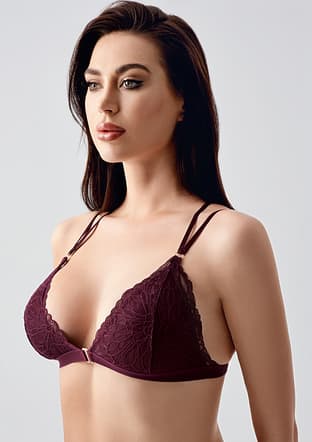 3383260000 Kadın Bordo Bralet - 3