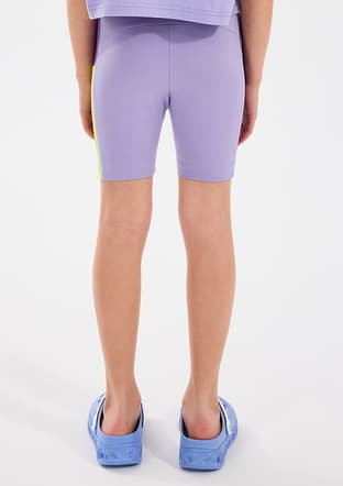Sk2510085-505 Kız Çocuk Mor Tayt - 3