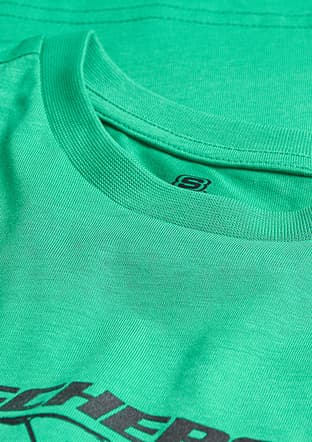 Sk2510112-300 Erkek Çocuk Yeşil Baskılı T-shirt - 3
