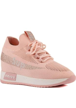 25Y326-5 Pm Kadın Pembe Casual Ayakkabı - 2