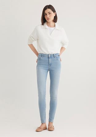 M100328-86448 Kadın Çok Renkli Jean Pantolon - 2