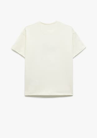 5Skb10123Tk Erkek Çocuk Beyaz Bisiklet Yaka T-shirt - 2