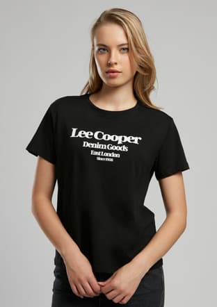 252 Lcf 242004 Kadın Siyah O Yaka T-shirt - 2