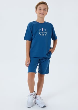 Us2408-4 Erkek Çocuk Lacivert Şort - 1