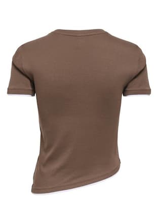 15390689 Kadın Bisiklet Yaka T-Shirt - 2
