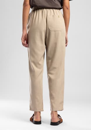 262 Lcf 221001 Kadın Bej Pantolon - 3