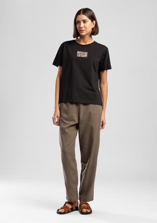262 Lcf 221001 Kadın Bej Pantolon - 1